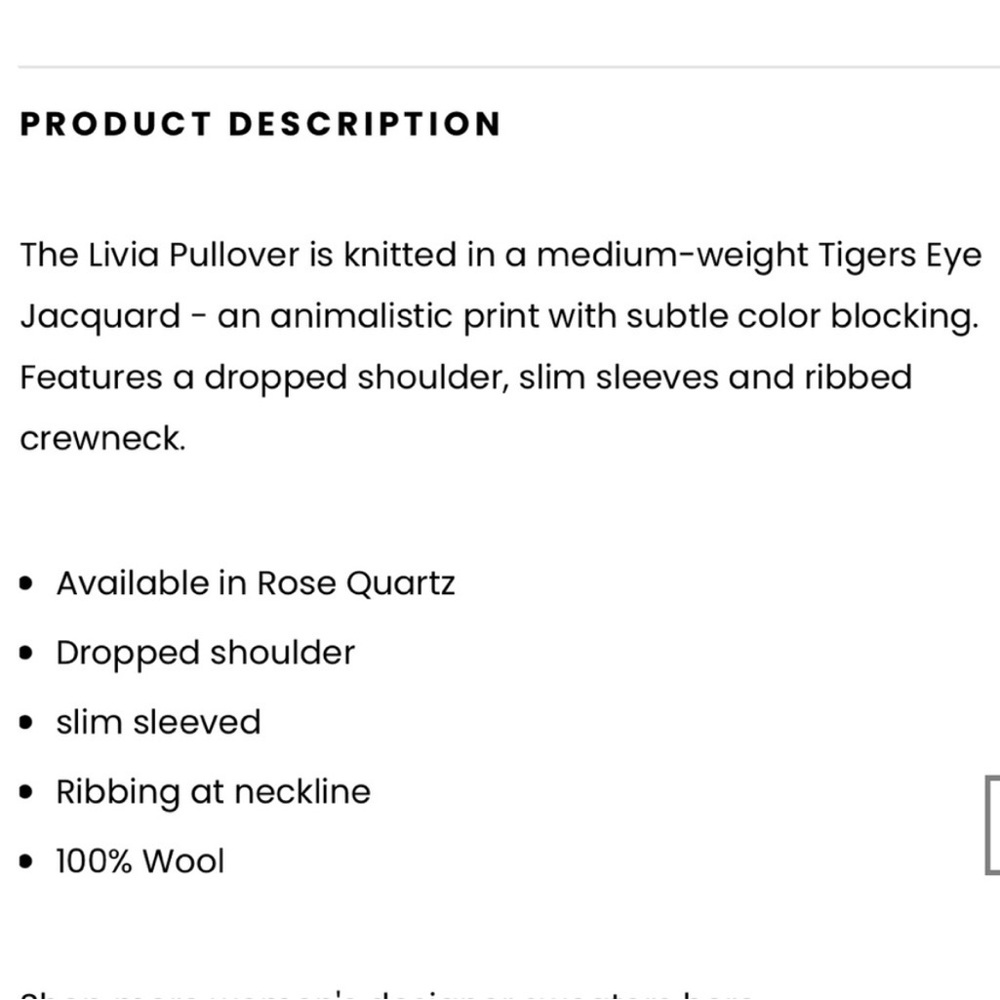 Ulla Johnson | Livia Jacquard-Wool Pullover Sweater | S - Picture 6 of 11